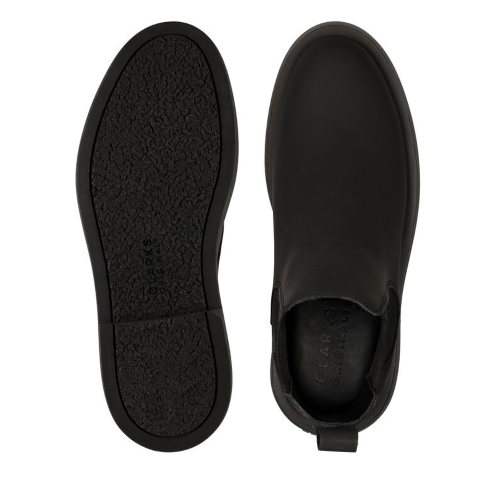 NEW IN BOX!! Ladies Clarks Mileno Chelsea Boot Black - Picture 4 of 4